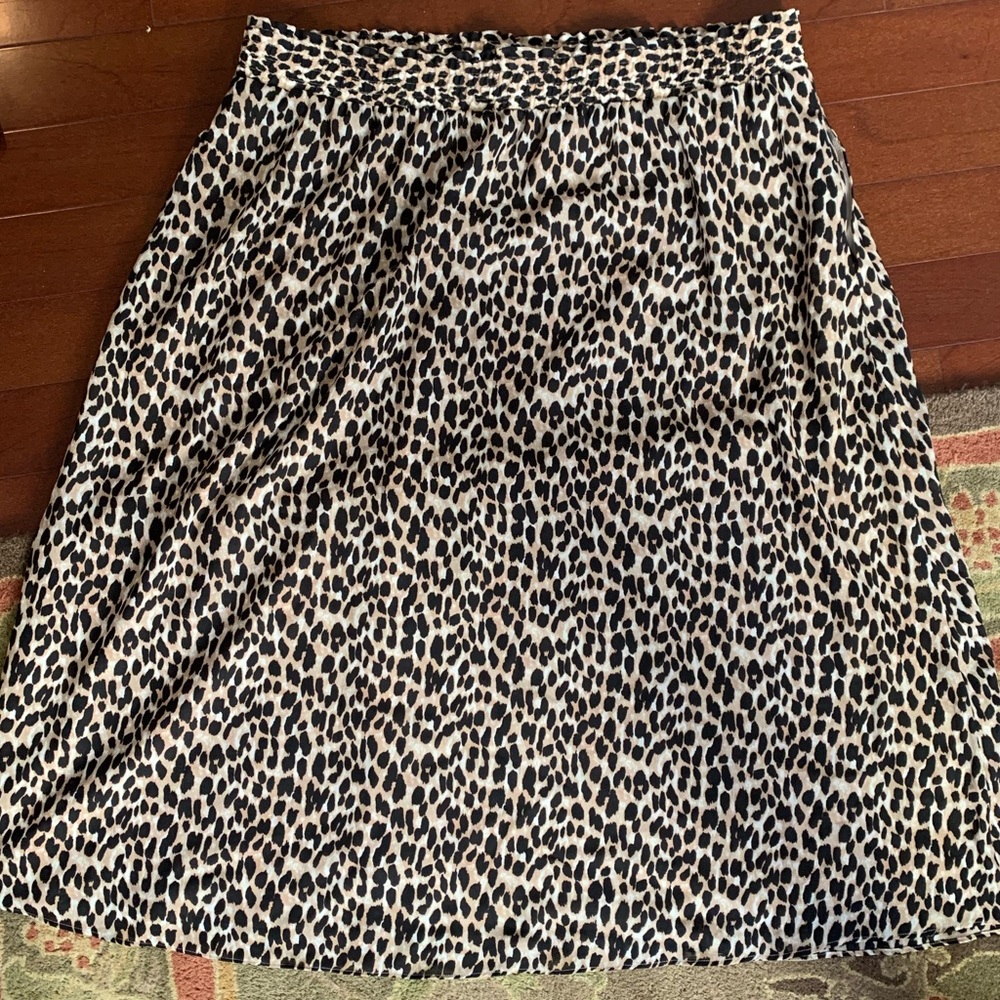 Cheetah midi skirt